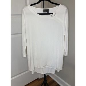 CHICO'S TRAVELERS White Top